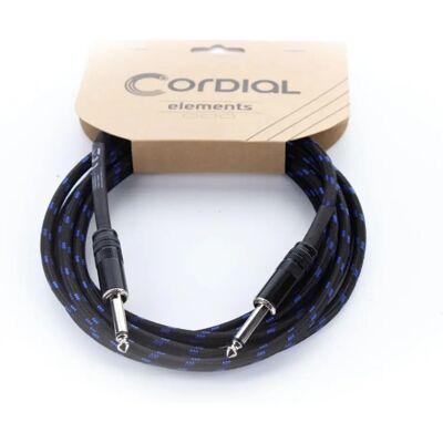 Cordial 14768 Ljud-Jack Kabel - Professionella mono 6,3mm kontaktor Cordial 14768 Ljud-Jack Kabel - Professionella mono 6,3mm kontaktor