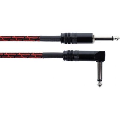 Cordial 14784 Cavo audio - 3m, Nero, Rosso - Strumento Cordial 14784 Cavo audio - 3m, Nero, Rosso - Strumento
