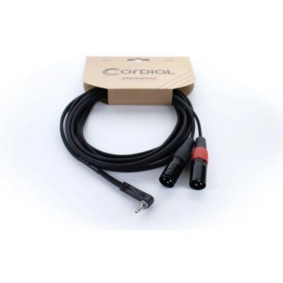 Cordial EY 1.5 WRMM XLR Y-adapter - 1.5m Black Cordial EY 1.5 WRMM XLR Y-adapter - 1.5m Black
