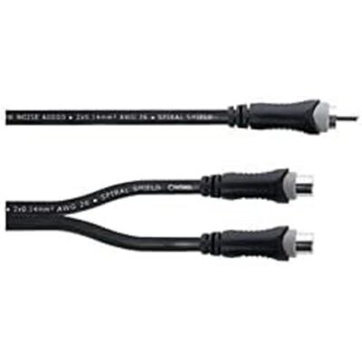 Cordial 14891 Audio Y-Adapter - 0,30 m - Schwarz Cordial 14891 Audio Y-Adapter - 0,30 m - Schwarz