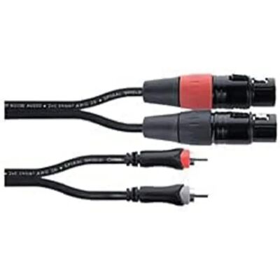 Cordial EU 1.5 FC Câble - 2X XLR femelle, 2X Cinch - 1.50m - Publicité Cordial EU 1.5 FC Câble - 2X XLR femelle, 2X Cinch - 1.50m - Publicité