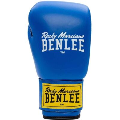 Benlee Lonsdale Leather Boxing Gloves - Blue 14 OZ Boxing Gloves Benlee Lonsdale Leather Boxing Gloves - Blue 14 OZ Boxing Gloves