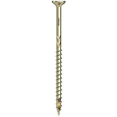 Eurotec Modelo 5,0 x 90 mm Tornillo Cabeza Senk Amarillo Eurotec Modelo 5,0 x 90 mm Tornillo Cabeza Senk Amarillo