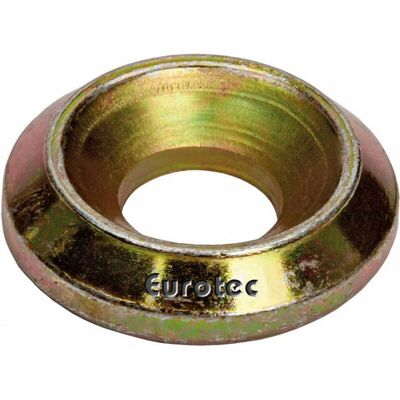 Eurotec Rosette Svasata Jaune - Disque pour Vis en Bois - 100 pièces - Publicité Eurotec Rosette Svasata Jaune - Disque pour Vis en Bois - 100 pièces - Publicité