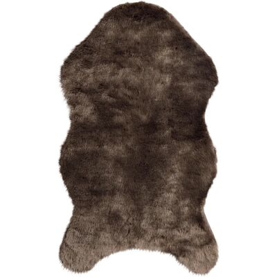 DREAMS - Schaffellimitat - 70x120 cm - schlammbraun - Faux fur rug DREAMS - Schaffellimitat - 70x120 cm - schlammbraun - Faux fur rug
