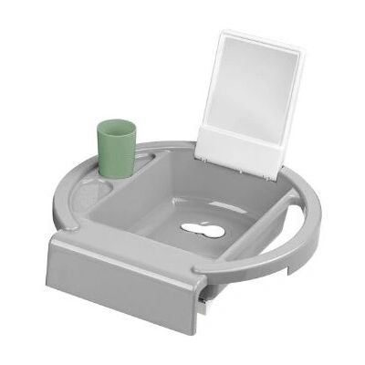 Rotho - Waschbecken Kiddy Wash STONE GREY/WHITE/SHALE GREEN - Kinderwaschbecken Rotho - Waschbecken Kiddy Wash STONE GREY/WHITE/SHALE GREEN - Kinderwaschbecken