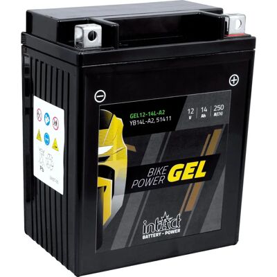 INTACT YB14L-A2 Gel-Batterie - 12V 14Ah, Hohe Kaltstartleistung INTACT YB14L-A2 Gel-Batterie - 12V 14Ah, Hohe Kaltstartleistung