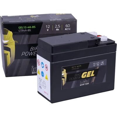 IntAct GEL 12-4A-BS / YTR4A-BS Motorrad Batterie 12V 2,5Ah IntAct GEL 12-4A-BS / YTR4A-BS Motorrad Batterie 12V 2,5Ah