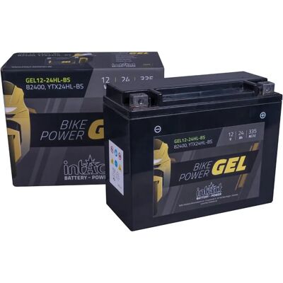 INTACT Bike Power GEL Batterie YTX24HL-BS - Versiegelte, wartungsfreie Motorrad-Batterie INTACT Bike Power GEL Batterie YTX24HL-BS - Versiegelte, wartungsfreie Motorrad-Batterie