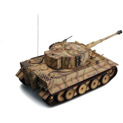 Torro 1:16 RC Tijger I lichtgrijze tank - Tank Torro 1:16 RC Tijger I lichtgrijze tank - Tank