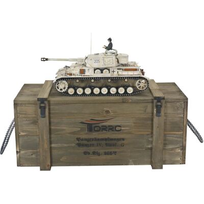 Torro Pro-Editie RC Tank 1/16 PzKpfw IV G Winter IR - RC Tank Torro Pro-Editie RC Tank 1/16 PzKpfw IV G Winter IR - RC Tank