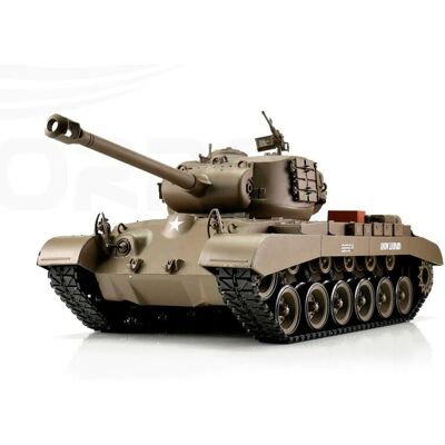 Torro - M26 Pershing - Groen - Metalen rupsbanden - RC Tank Torro - M26 Pershing - Groen - Metalen rupsbanden - RC Tank