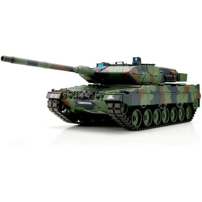 Torro - Leopard 2A6 - Camouflage - Metaalkettingen - RC Tank Torro - Leopard 2A6 - Camouflage - Metaalkettingen - RC Tank