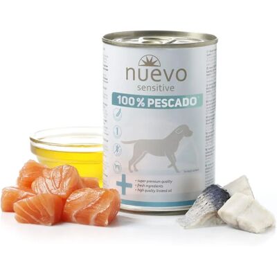 Nuevo Fish 400 g - Blötmat - Fisk Smak Nuevo Fish 400 g - Blötmat - Fisk Smak