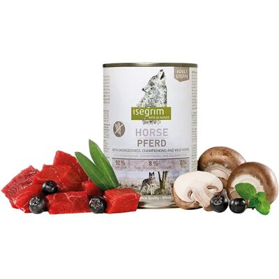 Isegrim Natvoer - 800g - Paarden smaak voor honden Isegrim Natvoer - 800g - Paarden smaak voor honden