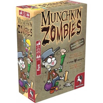 Juego de Cartas Pegasus Munchkin Zombies 1+2 - Táctico Juego de Cartas Pegasus Munchkin Zombies 1+2 - Táctico