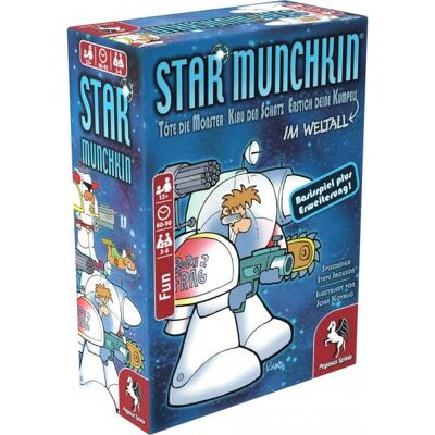 Pegasus Munchkin Basisspiel + Weltall Erweiterung - 19.1x13.9x7.0 cm Pegasus Munchkin Basisspiel + Weltall Erweiterung - 19.1x13.9x7.0 cm