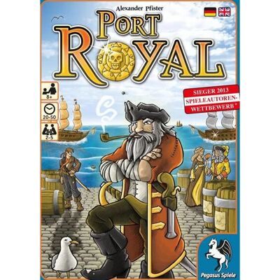 Pegasus Port Royal Brettspiel - Familien, Strategie, 120 Karten Pegasus Port Royal Brettspiel - Familien, Strategie, 120 Karten