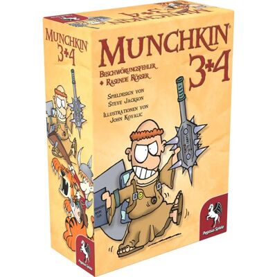 Pegasus 17224G Gra Planszowa - Rozszerzenie Munchkin 3+4 Pegasus 17224G Gra Planszowa - Rozszerzenie Munchkin 3+4