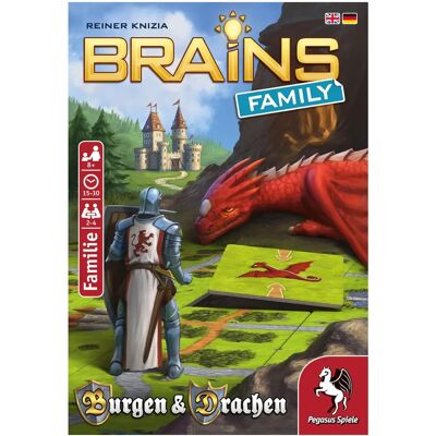 Pegasus Spiele Brains Family Série de Puzzles Solitaires Enthusiasts Castles & Dragons - Jeu de Société - Publicité Pegasus Spiele Brains Family Série de Puzzles Solitaires Enthusiasts Castles & Dragons - Jeu de Société - Publicité