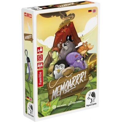 Pegasus Memoarrr! Kortspel - Flerfärgad Pegasus Memoarrr! Kortspel - Flerfärgad