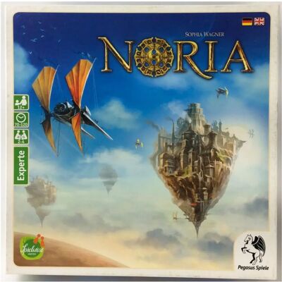 Pegasus Spiele Noria Board Game - Action Wheel, Steampunk, English Rules Pegasus Spiele Noria Board Game - Action Wheel, Steampunk, English Rules