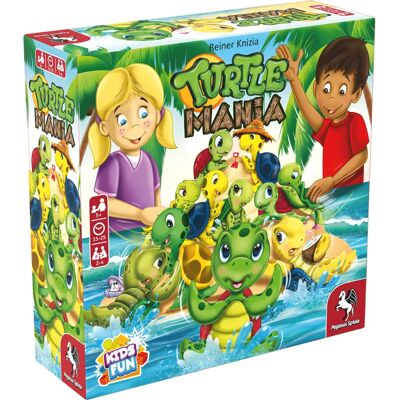 Pegasus Turtle Mania - Jeu de société pour 2-4 joueurs - 5+ ans Pegasus Turtle Mania - Jeu de société pour 2-4 joueurs - 5+ ans