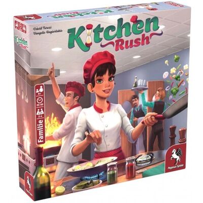 Pegasus Spiele 51223G Kitchen Rush - Board Game Pegasus Spiele 51223G Kitchen Rush - Board Game