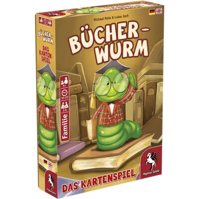 Pegasus 18322G - Bücherwurm, 2-8 Spieler, ab 8 Jahre (Deutsch, Englisch), Gesellschaftsspiel Pegasus 18322G - Bücherwurm, 2-8 Spieler, ab 8 Jahre (Deutsch, Englisch), Gesellschaftsspiel