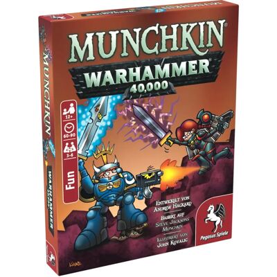 Pegasus Munchkin Warhammer 40.000 - Strategiespiel für 3-6 Spieler Pegasus Munchkin Warhammer 40.000 - Strategiespiel für 3-6 Spieler