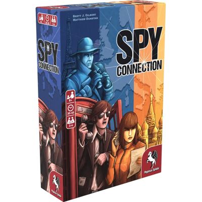 Pegasus Spiele Spy Connection Jeu de Société Stratégie - Jeu en Famille Pegasus Spiele Spy Connection Jeu de Société Stratégie - Jeu en Famille