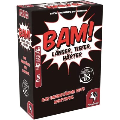 Pegasus Bam! - Länger, Tiefer, Härter - Gesellschaftsspiel Pegasus Bam! - Länger, Tiefer, Härter - Gesellschaftsspiel