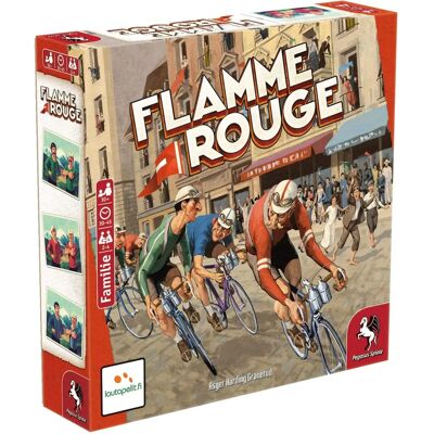Pegasus - Flamme Rouge - Brettspil for 2-4 Spillere - 10+ år Pegasus - Flamme Rouge - Brettspil for 2-4 Spillere - 10+ år