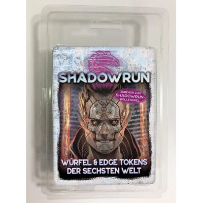 Pegasus Spiele GmbH Shadowrun: Tärningar och Edge-märken för Sjätte Världen - Bordsspel tillbehör Pegasus Spiele GmbH Shadowrun: Tärningar och Edge-märken för Sjätte Världen - Bordsspel tillbehör