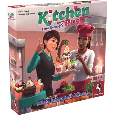 Pegasus Kitchen Rush - Espansione - Per 2-4 giocatori - 8+ - 30-50 min Pegasus Kitchen Rush - Espansione - Per 2-4 giocatori - 8+ - 30-50 min