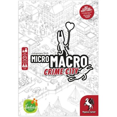 Pegasus Spiele MicroMacro Crime City Board Game - Board Game Pegasus Spiele MicroMacro Crime City Board Game - Board Game