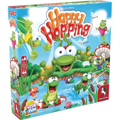 Pegasus Happy Hopping Bordspel voor 2-4 spelers vanaf 6 jaar Pegasus Happy Hopping Bordspel voor 2-4 spelers vanaf 6 jaar