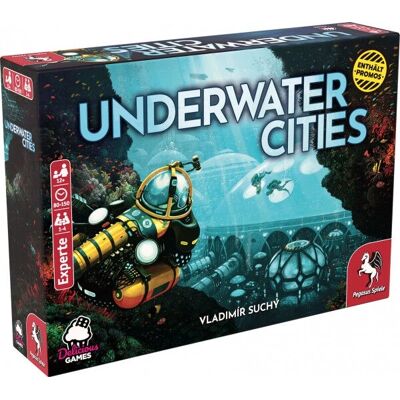 Pegasus Jeux Villes Sous-Marines - Jeu de Société pour 1-4 Joueurs - À partir de 12 ans Pegasus Jeux Villes Sous-Marines - Jeu de Société pour 1-4 Joueurs - À partir de 12 ans
