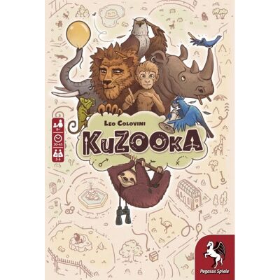 Pegasus Spiele KuZOOka Gezelschapsspel - Vaardigheden & Strategie Pegasus Spiele KuZOOka Gezelschapsspel - Vaardigheden & Strategie