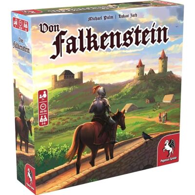 Pegasus 51983G - Von Falkenstein Jeu de société multicolore pour 2-6 joueurs - Jeu de société Pegasus 51983G - Von Falkenstein Jeu de société multicolore pour 2-6 joueurs - Jeu de société