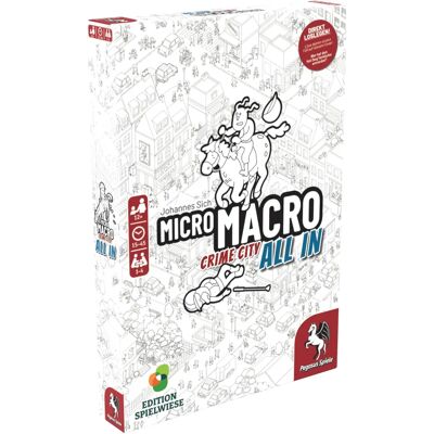 Pegasus Spiele MicroMacro Crime City 3 – All In Jeu de société Pegasus Spiele MicroMacro Crime City 3 – All In Jeu de société