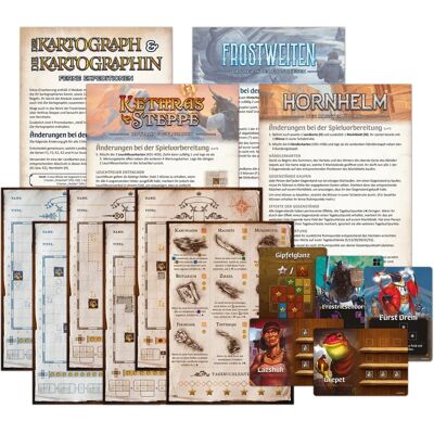 Pegasus Spiele 51314G Der Kartograph Extension - Jeu de société multi-genre Pegasus Spiele 51314G Der Kartograph Extension - Jeu de société multi-genre