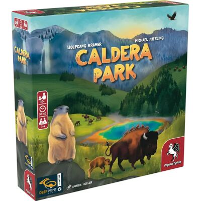 Pegasus Spiele Caldera Park Game - North America Wilderness Strategy Pegasus Spiele Caldera Park Game - North America Wilderness Strategy