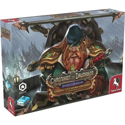 Pegasus 57343G - Chroniques de Drunagor : La perdition de l'Amiral Luccanor (Extension) - Publicité Pegasus 57343G - Chroniques de Drunagor : La perdition de l'Amiral Luccanor (Extension) - Publicité