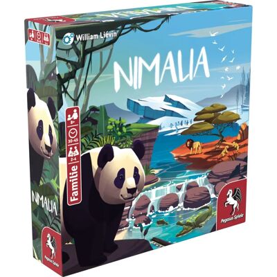 Pegasus Spiele Nimalia - Jeu de Réserve Animale - Jeu de Société - Publicité Pegasus Spiele Nimalia - Jeu de Réserve Animale - Jeu de Société - Publicité