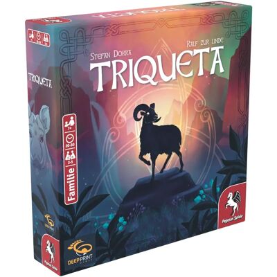 Pegasus Spiele Triqueta - Familjespel - 20,3 x 20,0 x 4,7 cm Pegasus Spiele Triqueta - Familjespel - 20,3 x 20,0 x 4,7 cm
