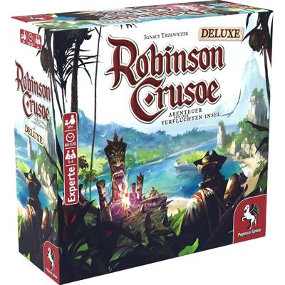 Pegasus Robinson Crusoe Édition Deluxe - Jeu de Société pour 1-4 Joueurs Pegasus Robinson Crusoe Édition Deluxe - Jeu de Société pour 1-4 Joueurs