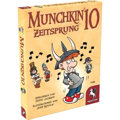 Pegasus Munchkin Zeitsprung - 112 Karten - Für 3-6 Spieler - Ab 12 Jahren Pegasus Munchkin Zeitsprung - 112 Karten - Für 3-6 Spieler - Ab 12 Jahren