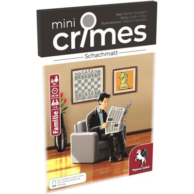 Pegasus MiniCrimes - MiniCrimes - Schachmatt 40 min Kartenspiel Familien Pegasus MiniCrimes - MiniCrimes - Schachmatt 40 min Kartenspiel Familien