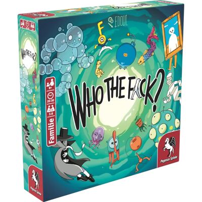 Pegasus Who the F*ck? - Gioco da festa per 3-8 giocatori Pegasus Who the F*ck? - Gioco da festa per 3-8 giocatori